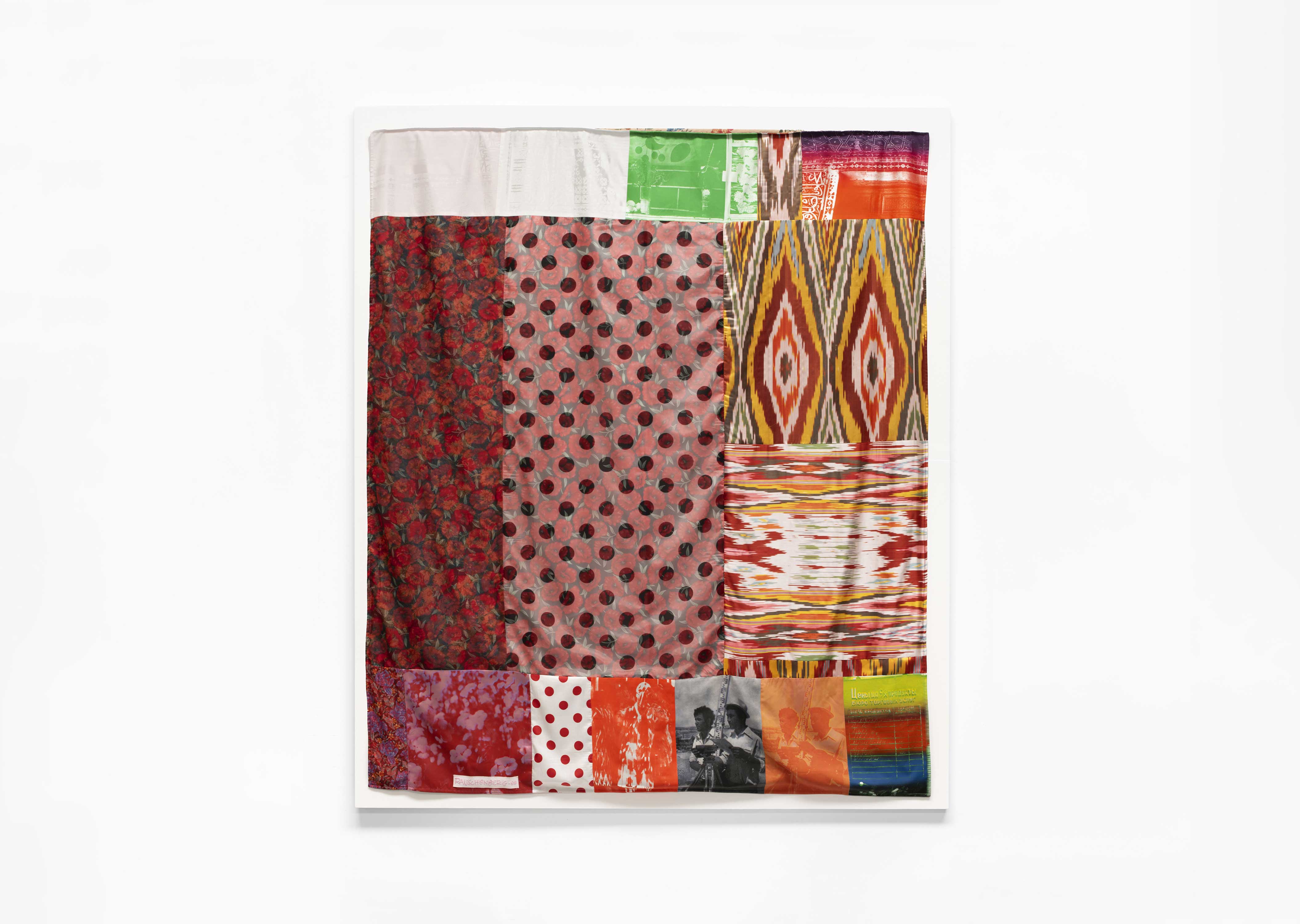 estampe Samarkand Stitches I Robert Rauschenberg