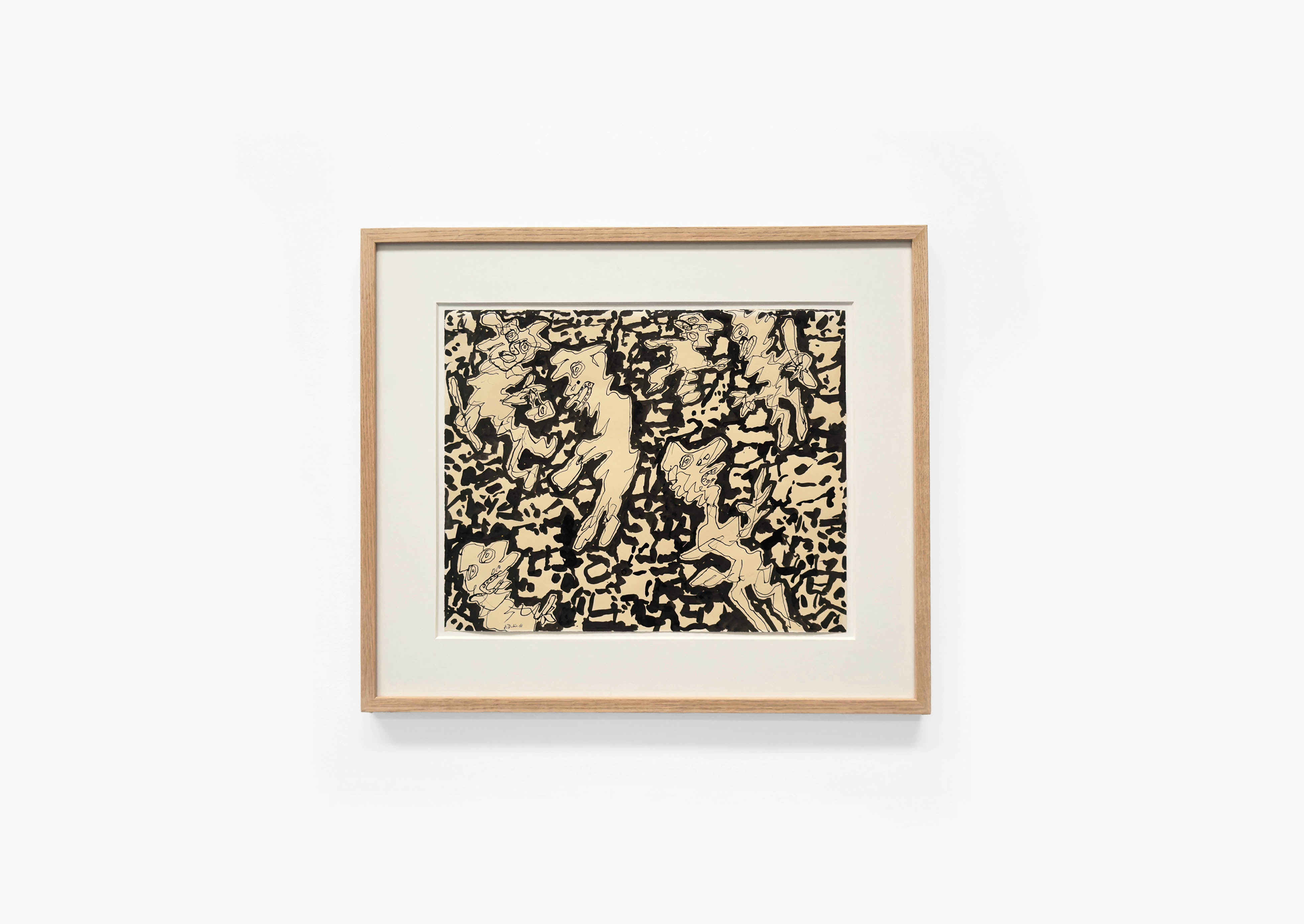 oeuvres Site avec six personnages Jean Dubuffet