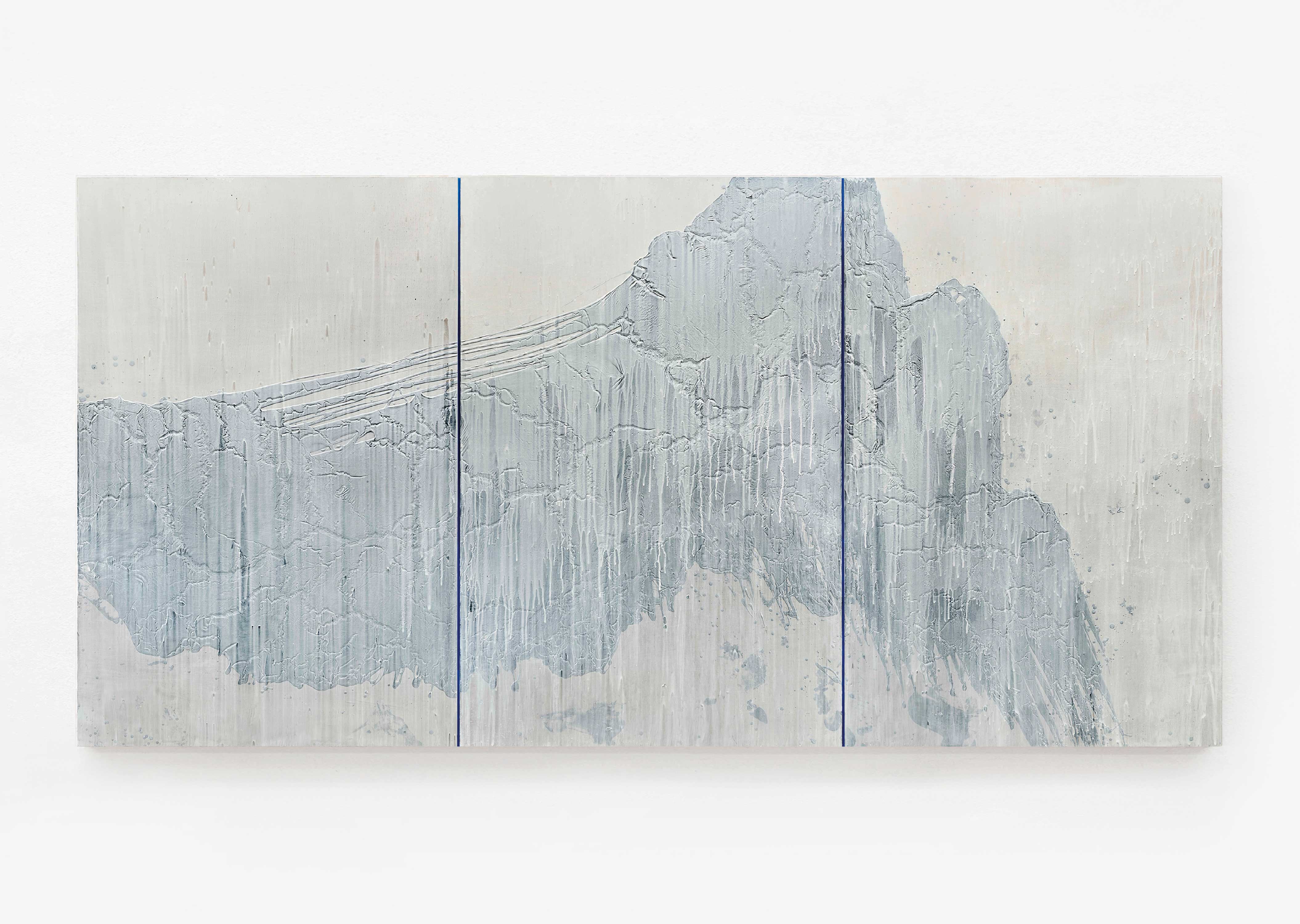 oeuvres Montagne Sainte-Victoire, sous une brume hivernale, depuis le plateau de Bibémus Fabienne Verdier