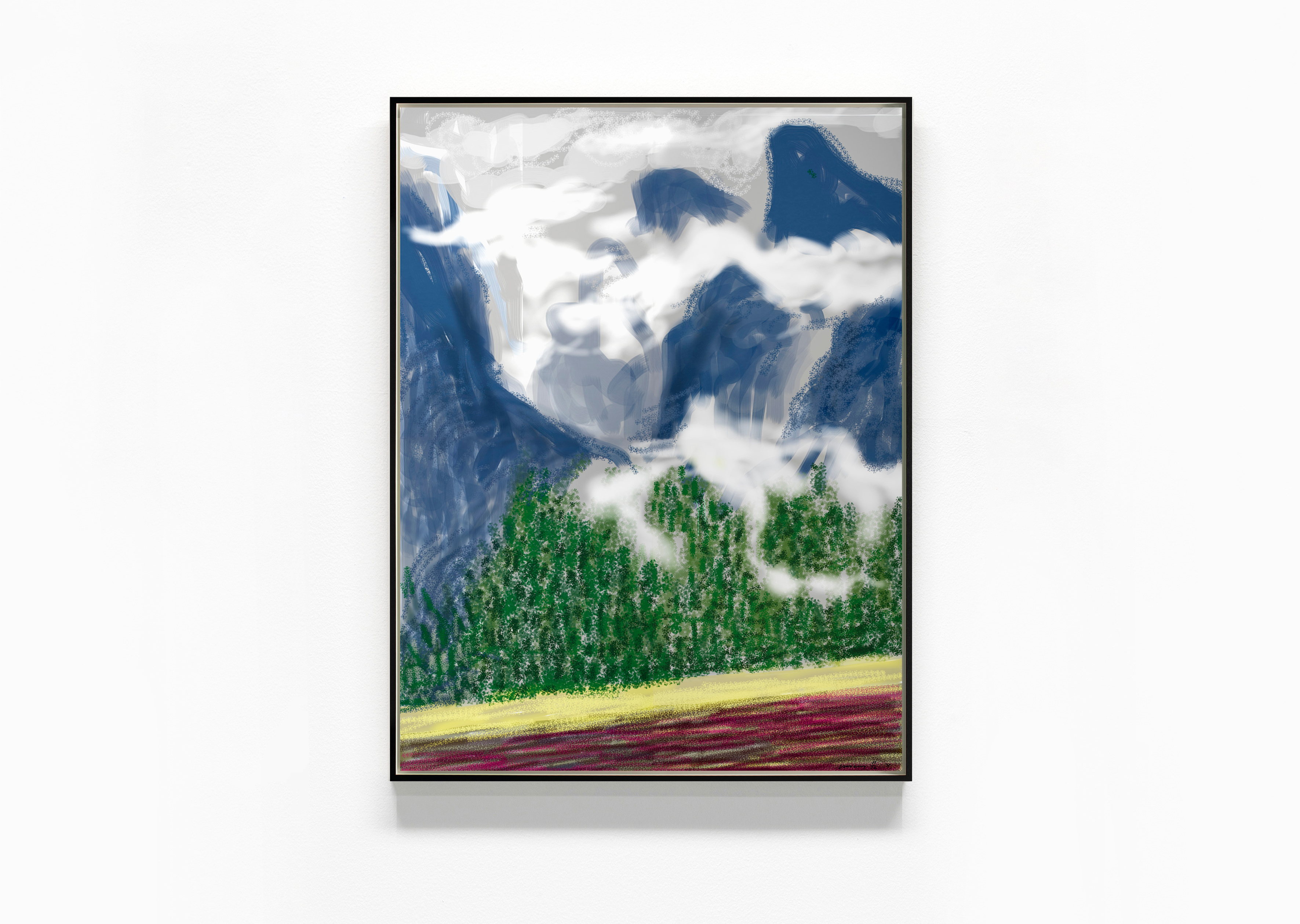 oeuvre Yosemite II, October 5th 2011 David Hockney