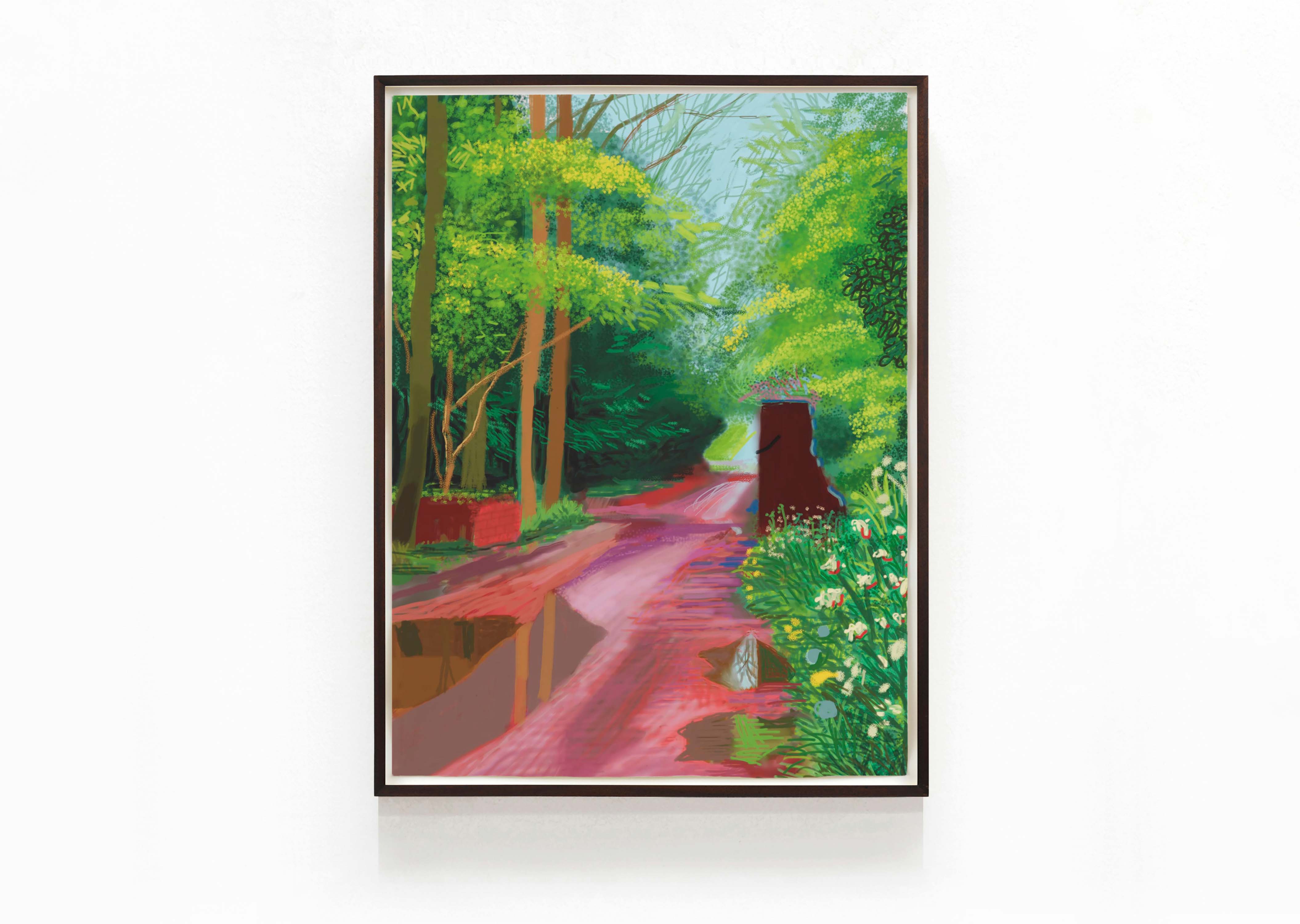 oeuvres The Arrival of Spring in Woldgate, East Yorkshire in 2011 (twenty eleven) - 11 May David Hockney