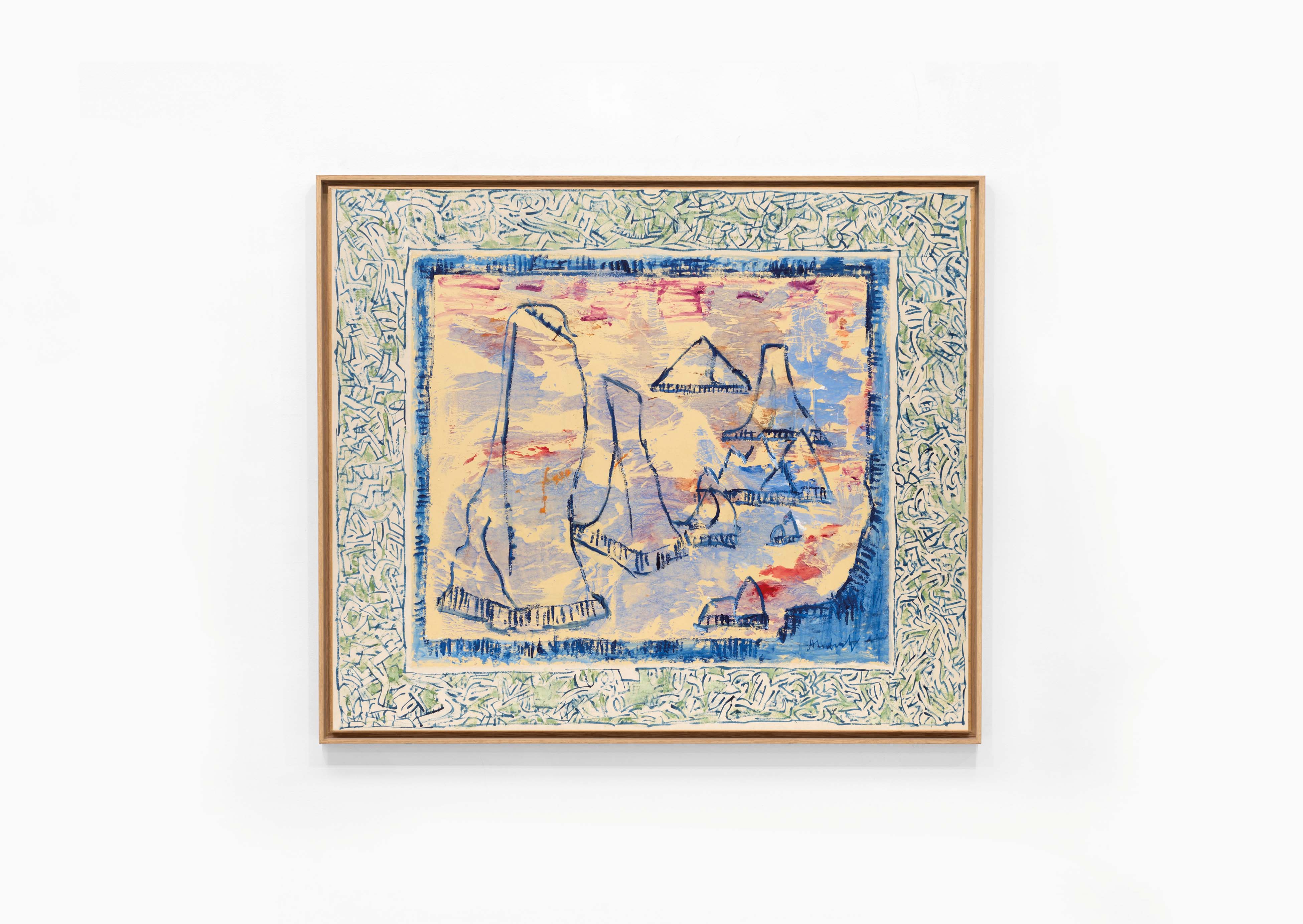 oeuvres Les Aiguilles VI Pierre Alechinsky