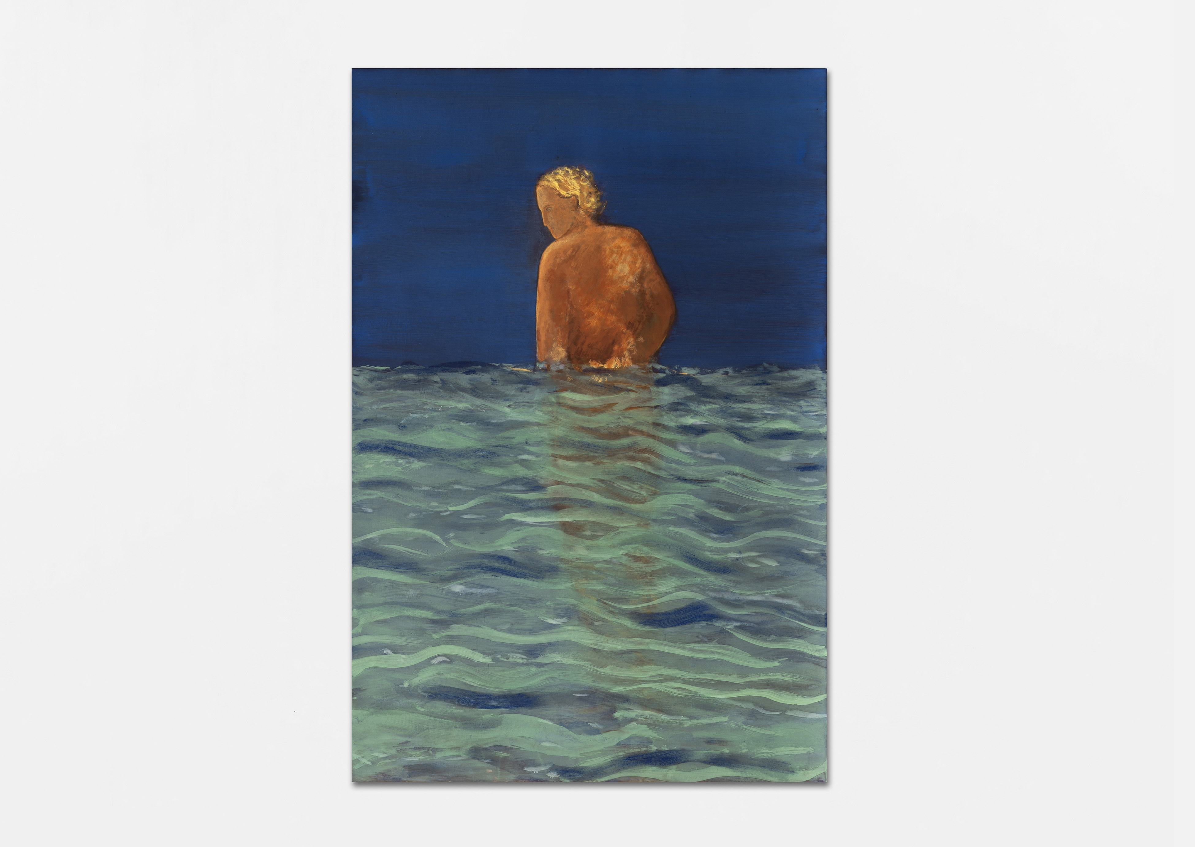 oeuvres Nathan (le sporting, bleu azurite) Christine Safa