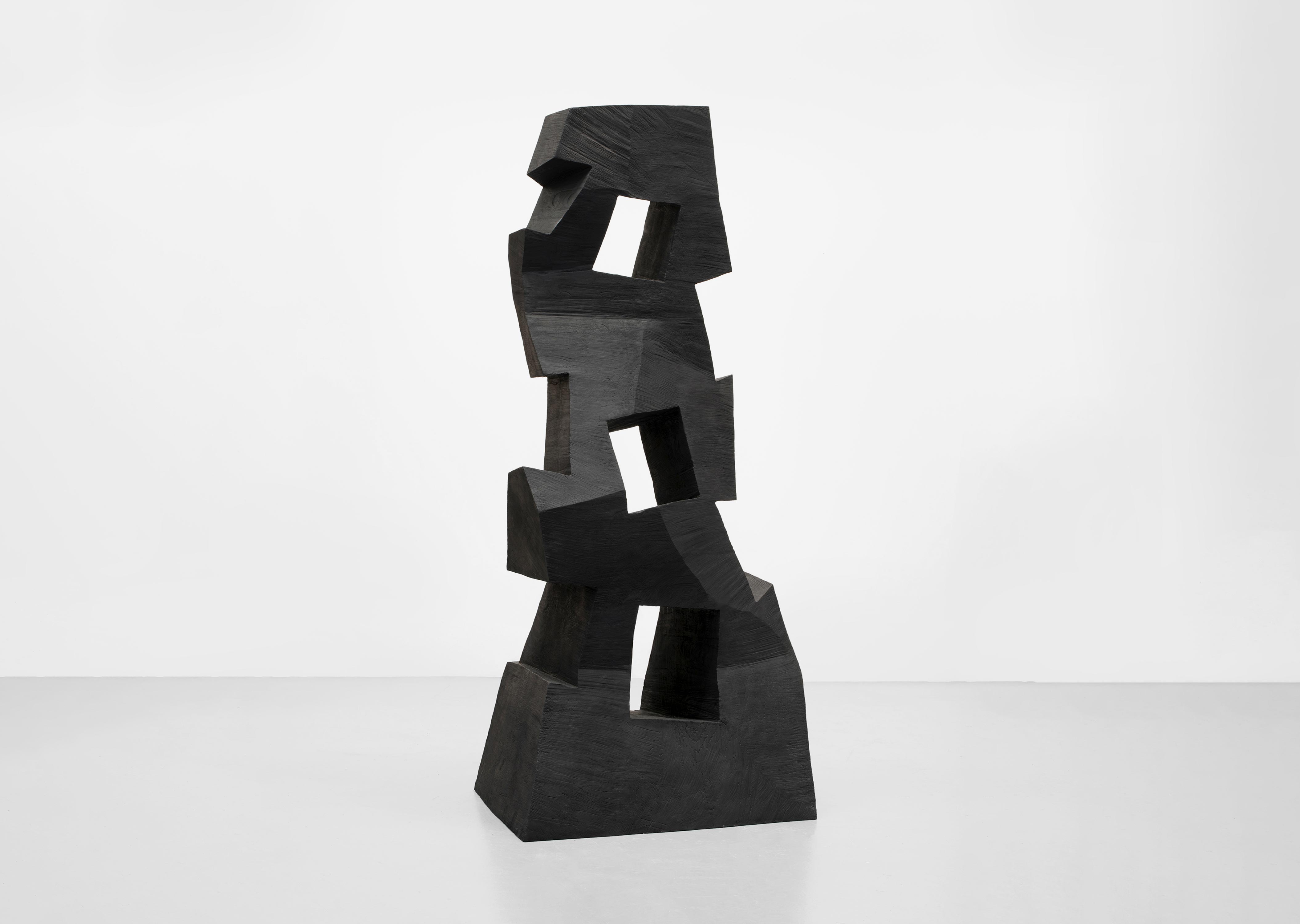 oeuvre Three Holes Column David Nash