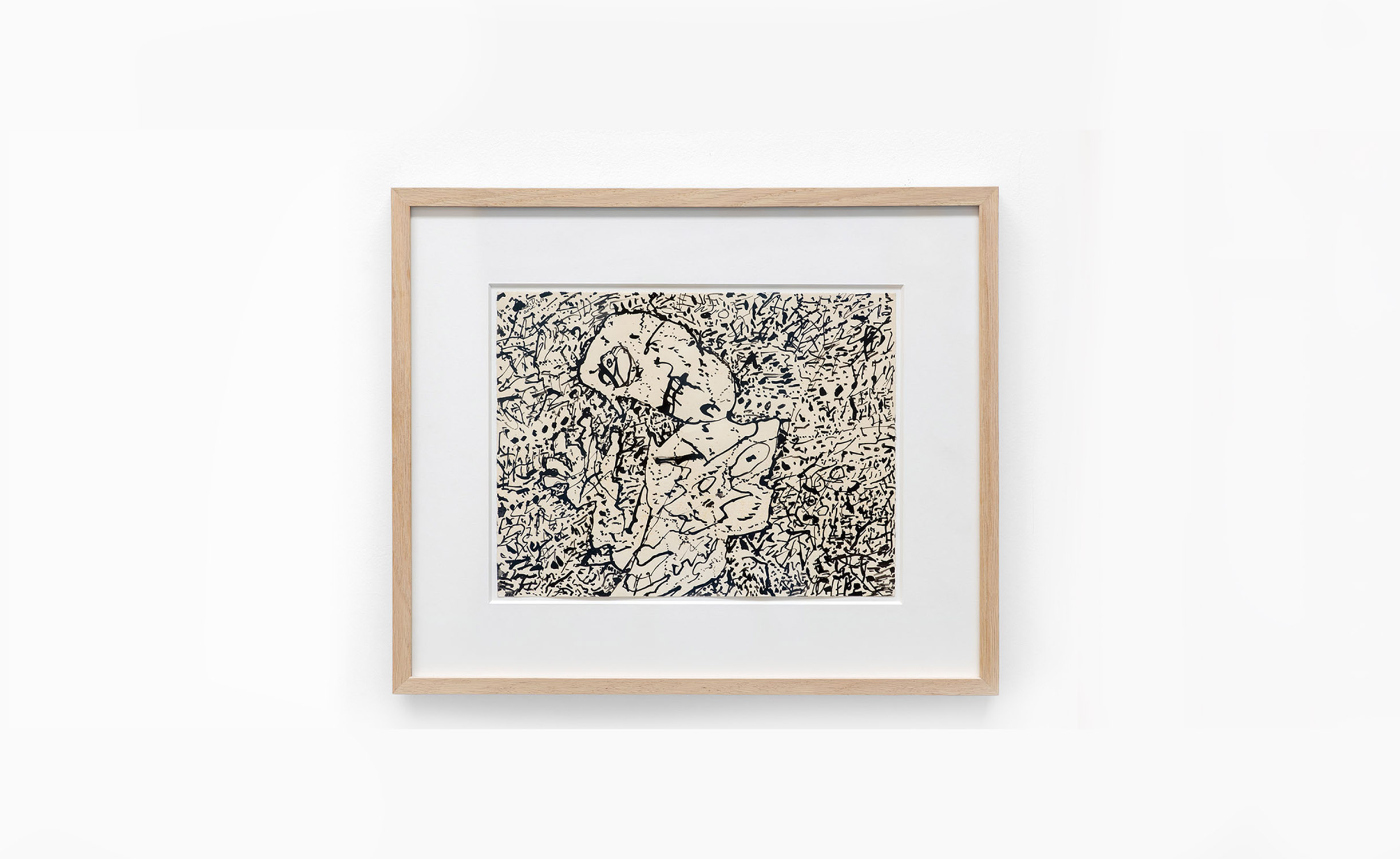 oeuvre Personnage dans un paysage Jean Dubuffet