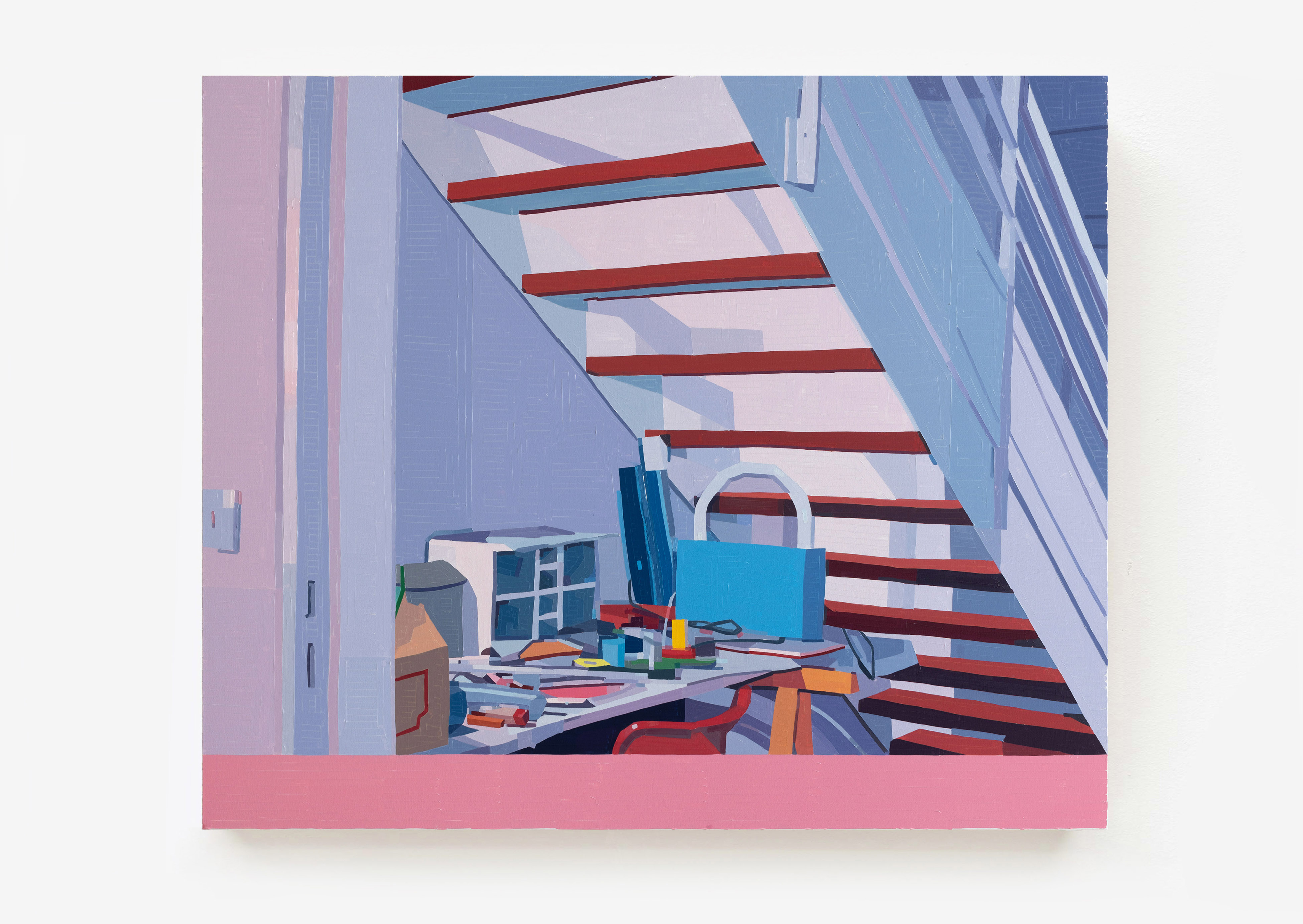 oeuvre Desk Under Staircase Guy Yanai