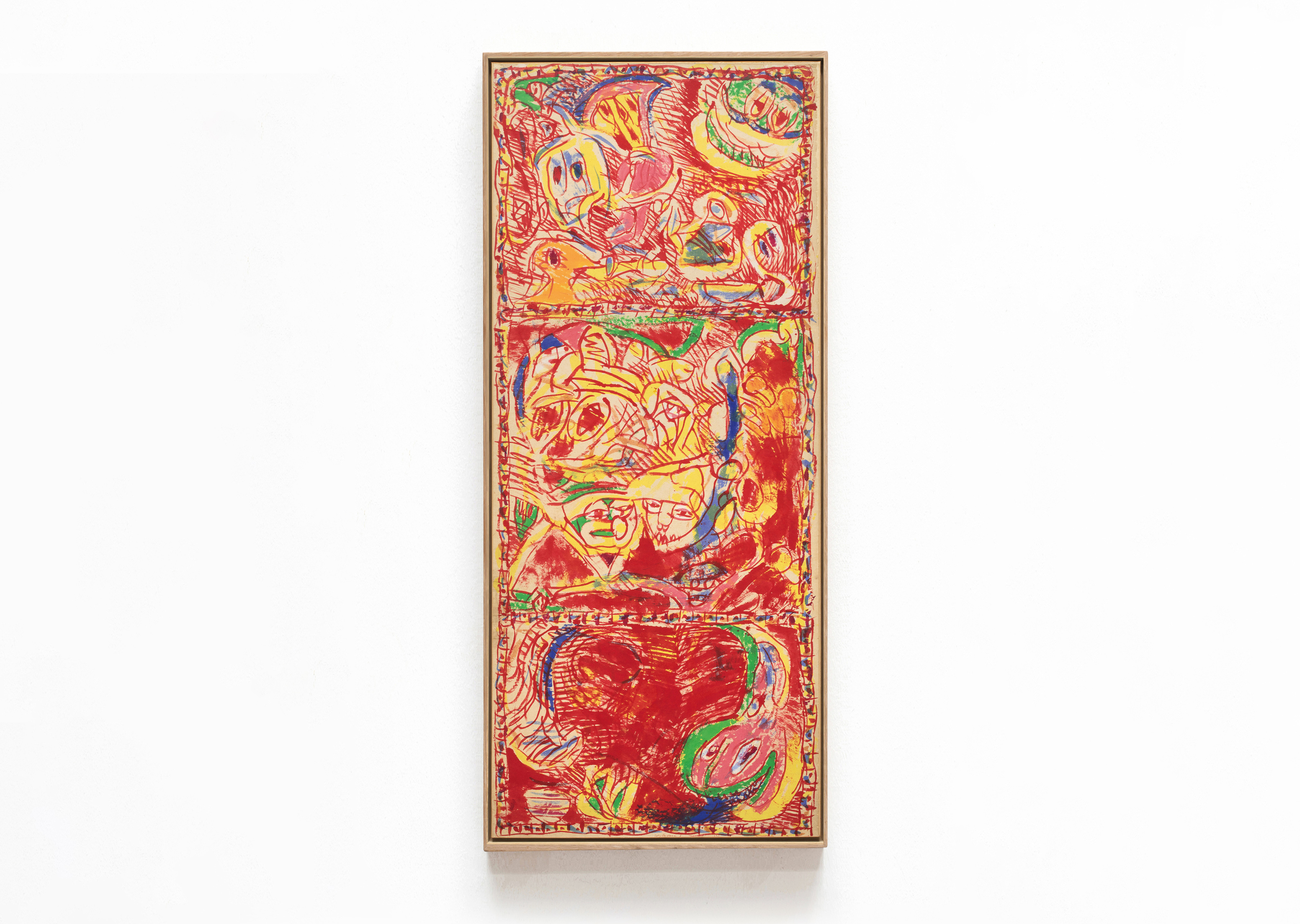 oeuvres Porté au rouge Pierre Alechinsky