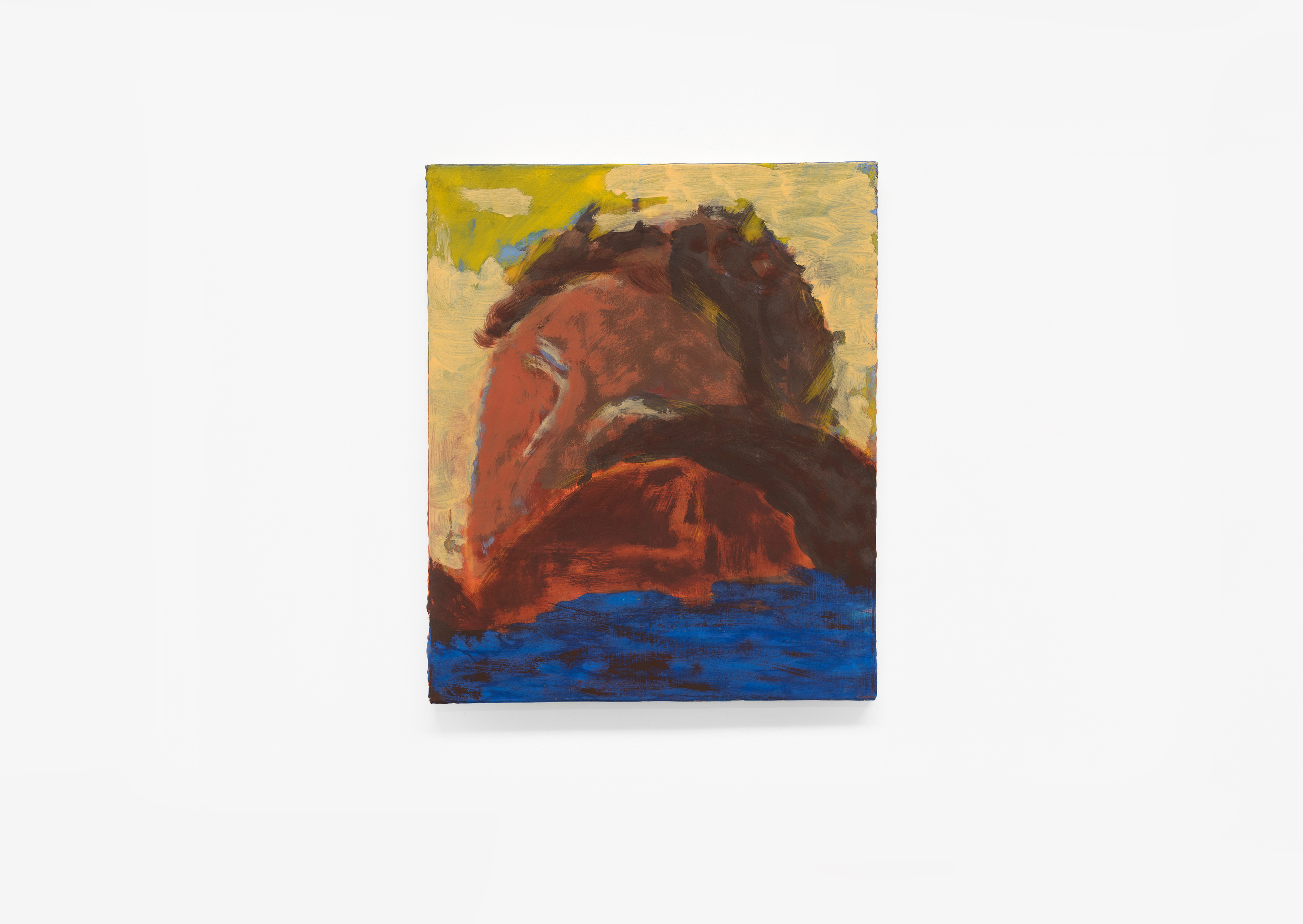 oeuvres Le lac de deux visages (étude) Christine Safa