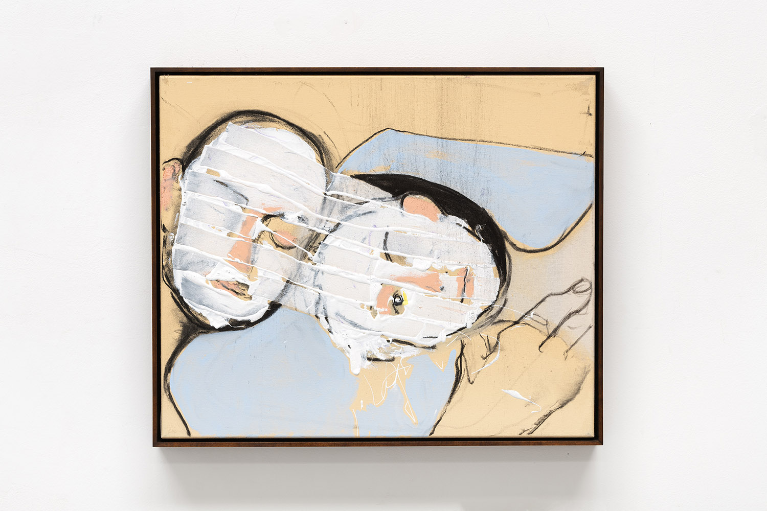 oeuvre Two on Blue Magnus Plessen