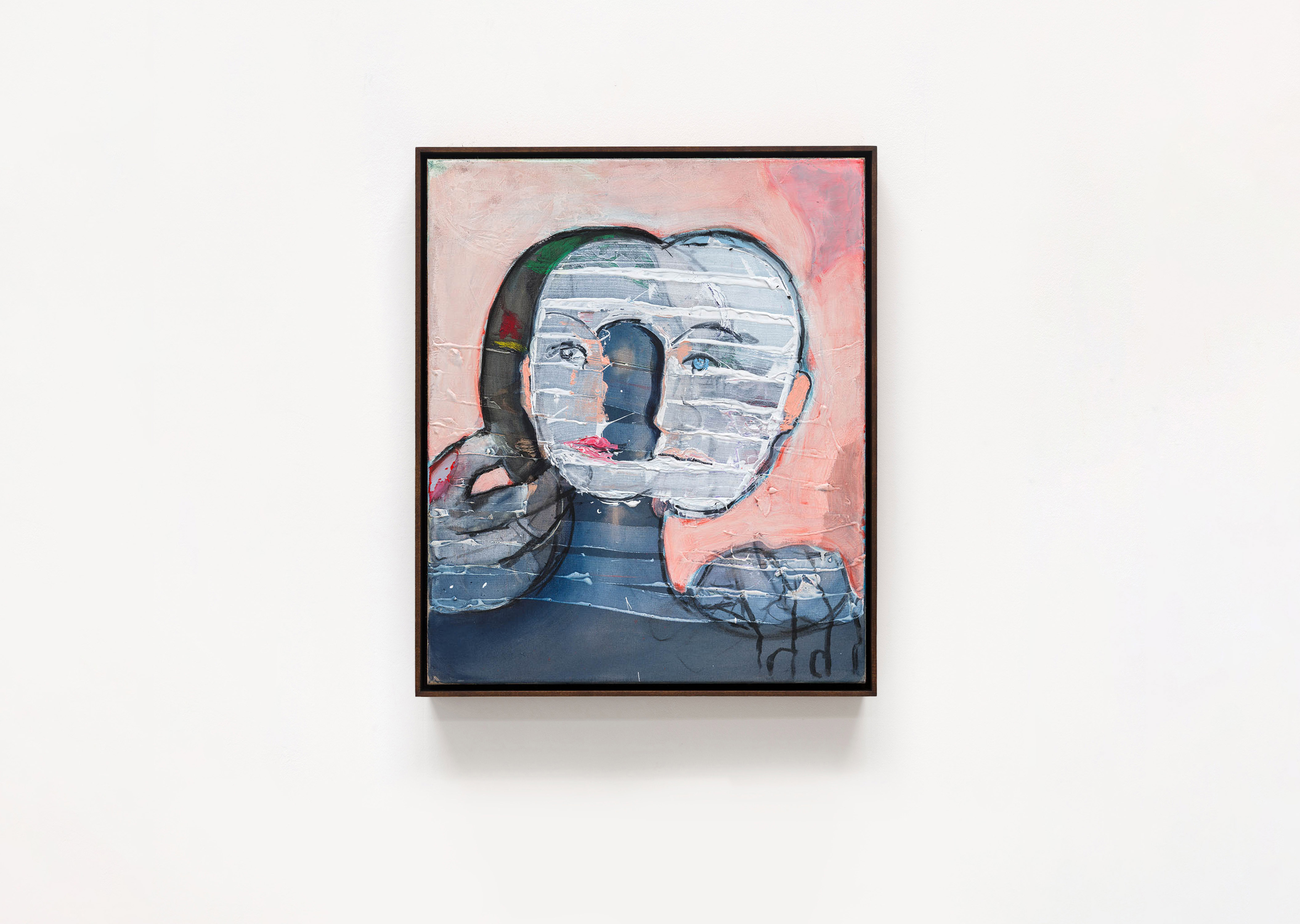 oeuvre Two on Red Magnus Plessen